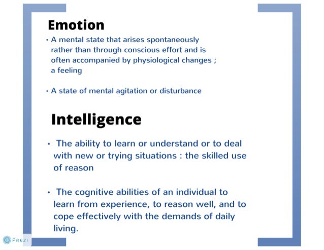 emotional intelligence in organisational behaviour ppt review of emotional intelligence